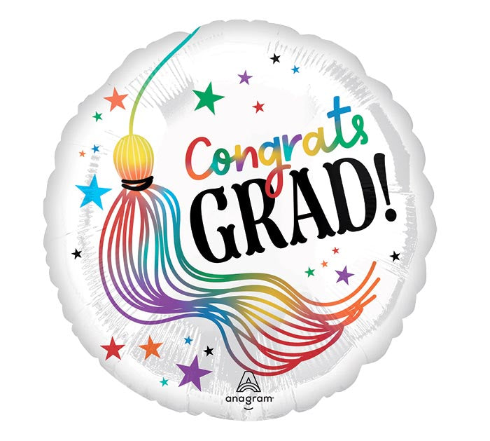 17&quot; GRAD PLAYFUL WIGGLES FOIL BALLOON