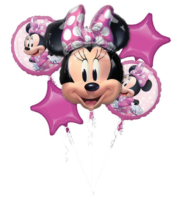 158 Minnie Mouse Forever Foil Balloon Bouquet