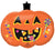 24" TRICK OR TREAT PUMPKIN SHAPED FOIL BALLOON