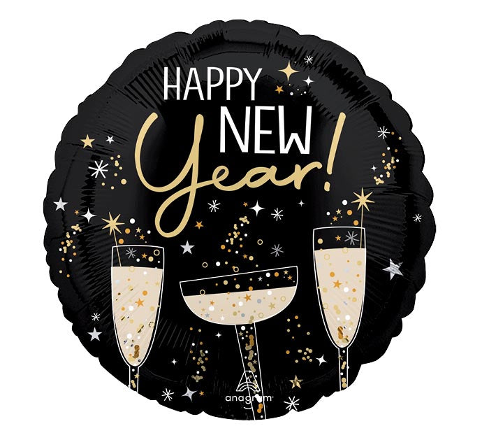 17" HNY BUBBLY NEW YEAR