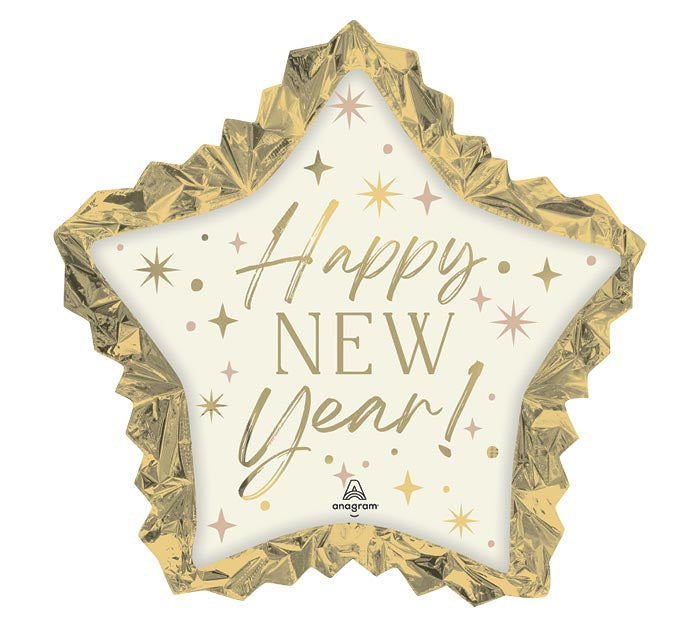 34" PKG GOLDEN SOIREE NEW YEAR STAR