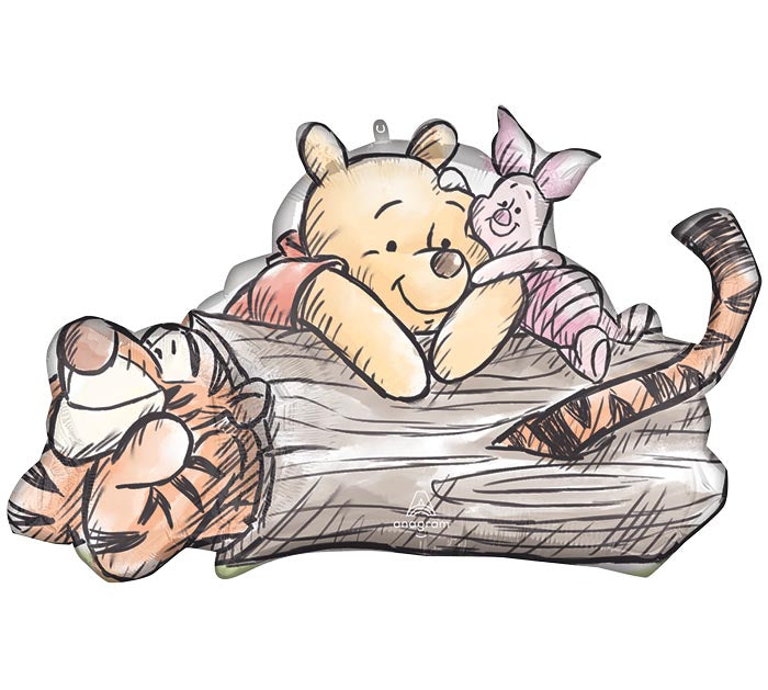 695 31" PKG CHA WINNIE THE POOH SUPERSHAPE