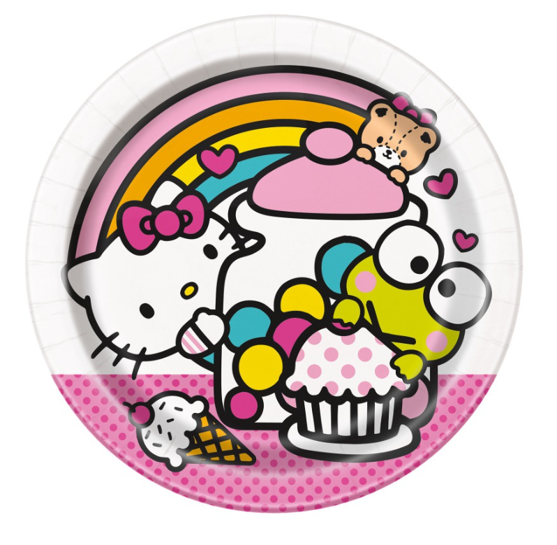 Hello Kitty and Friends Dessert Plate