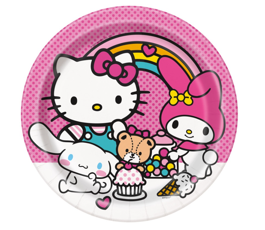 Hello Kitty and Friends Lunch Plate