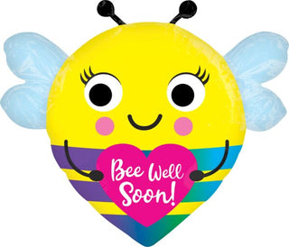 873 22" Bee Well Soon Foil Balloon