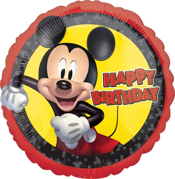 128 17&quot; Mickey Mouse Forever Birthday Foil Balloon