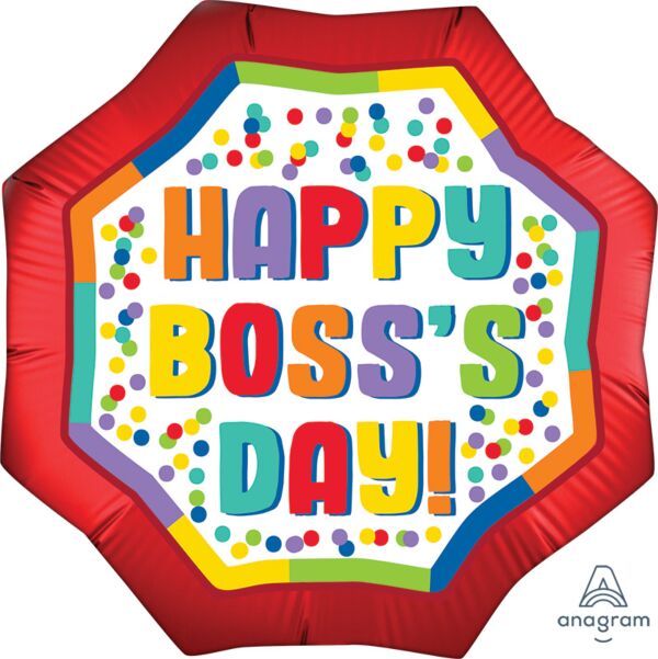 G 011 22"Satin Boss's Day Dots