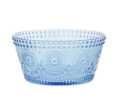 Sky Blue Codi Glass Bowl Small