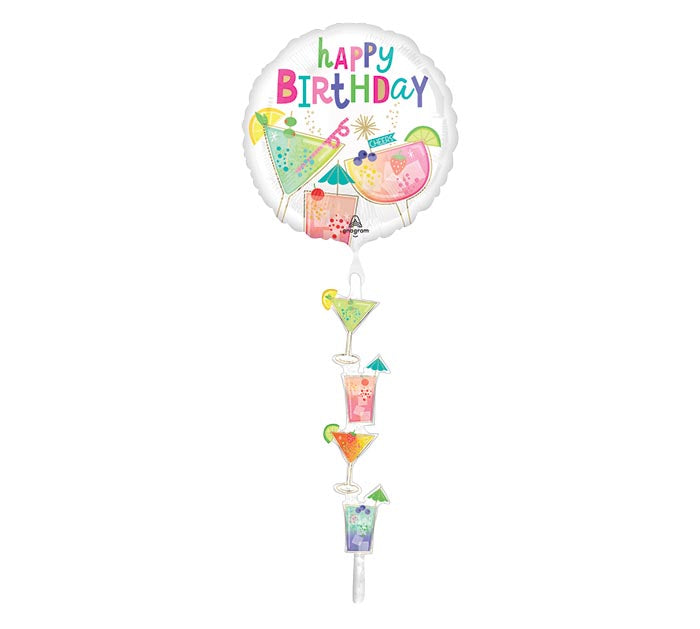 258 69" PKG COCKTAIL BDAY SURPRISE AIRWALKER