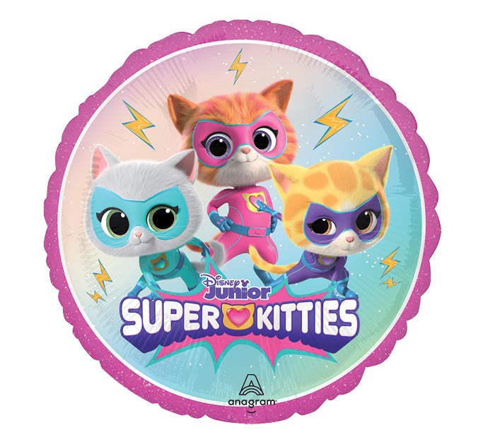 589 17" PKG CHA SUPER KITTIES ROUND HEXL