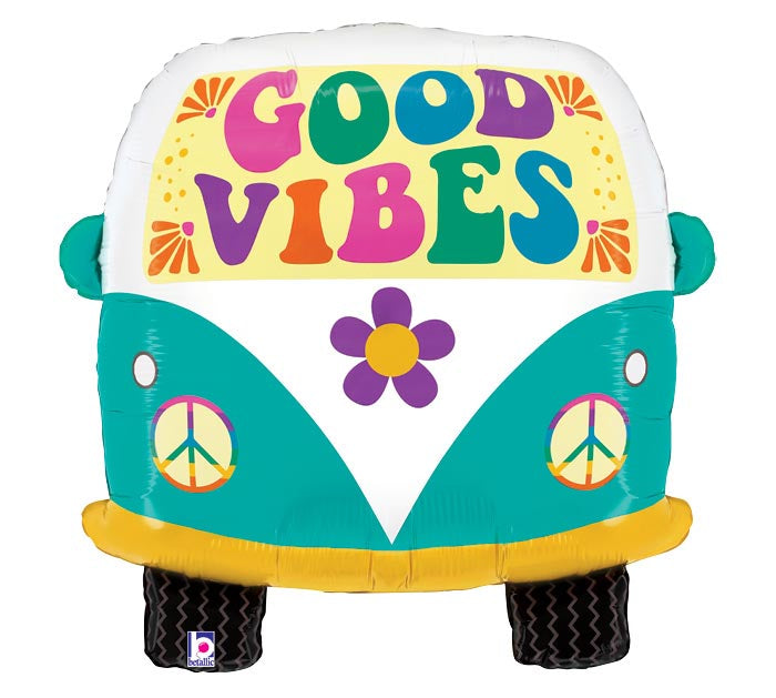 413 27" PTY GROOVY GOOD VIBES BUS SHAPE