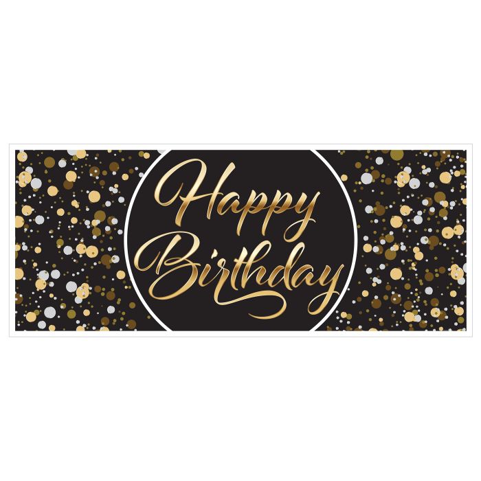 Happy Birthday Oversized Sign Banner