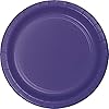 Creative Converting Touch of Color Paper Lunch Plates, 24-Count, Purple