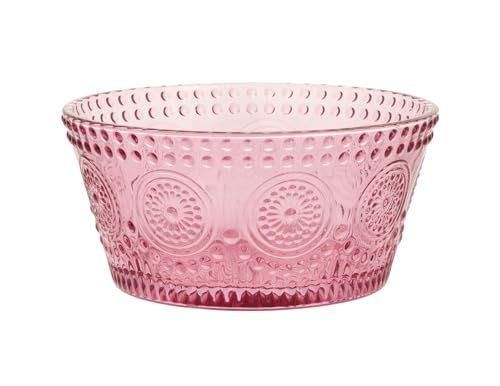 Pink Codi Glass Bowl Small
