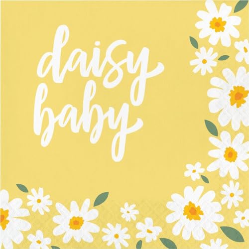 Sweet Daisy Baby Napkins