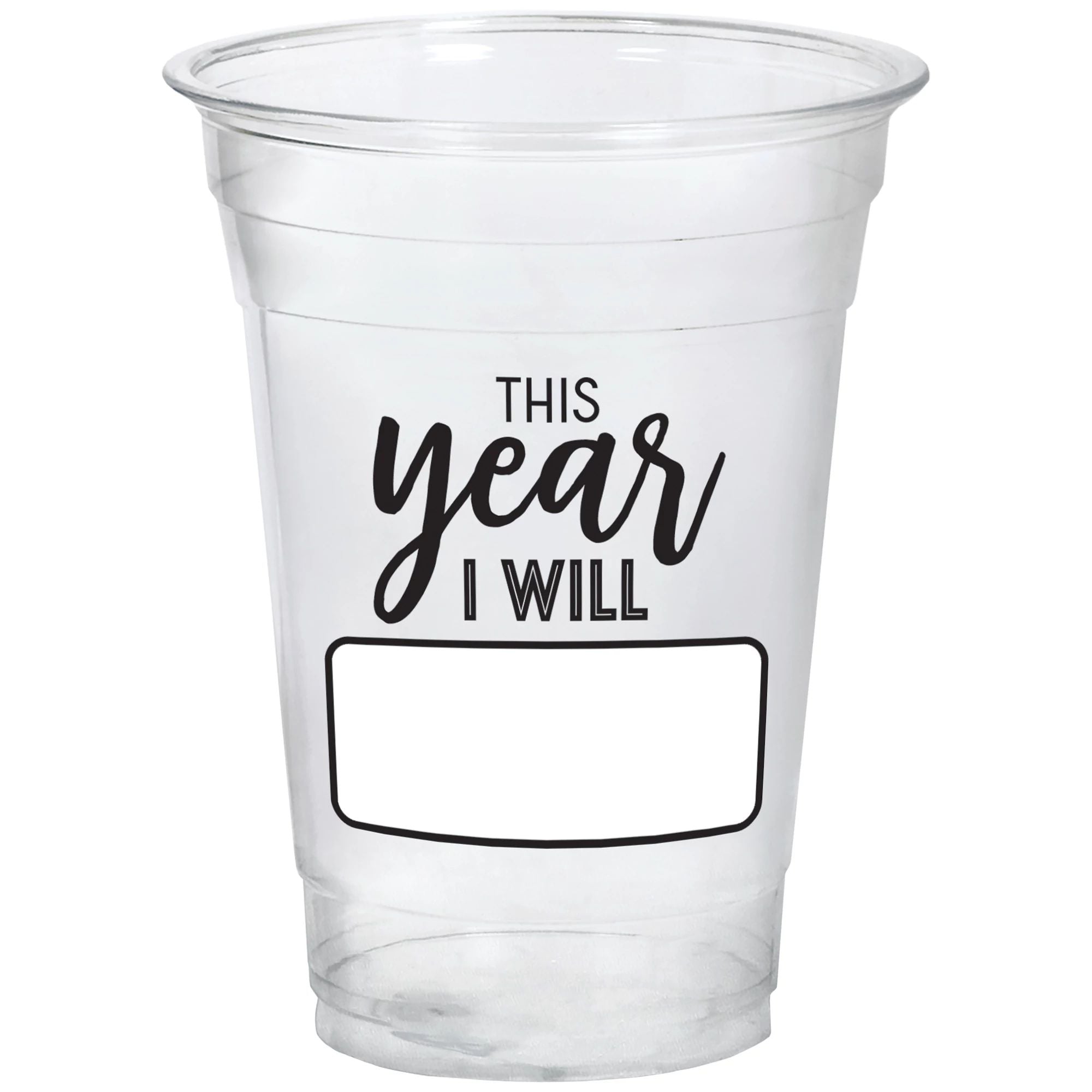 This Year I Will Plastic Tumbler