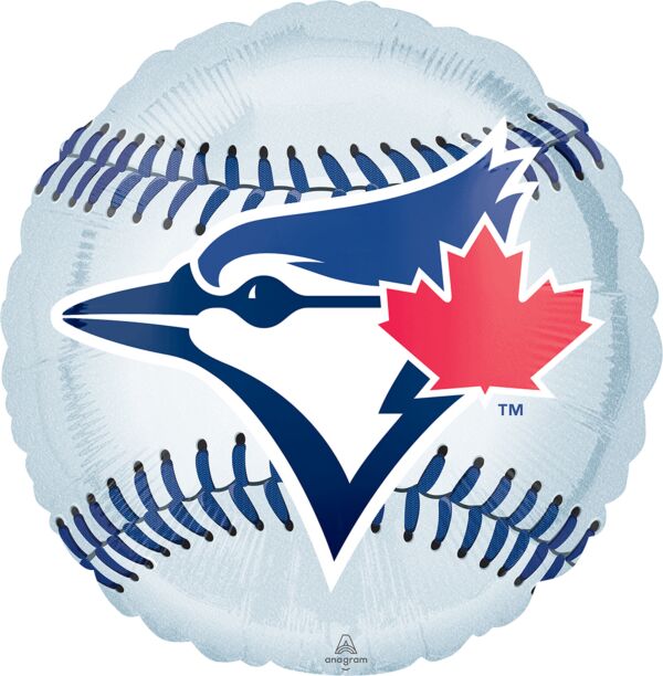 17" Toronto Bluejays Foil Flat Balloon