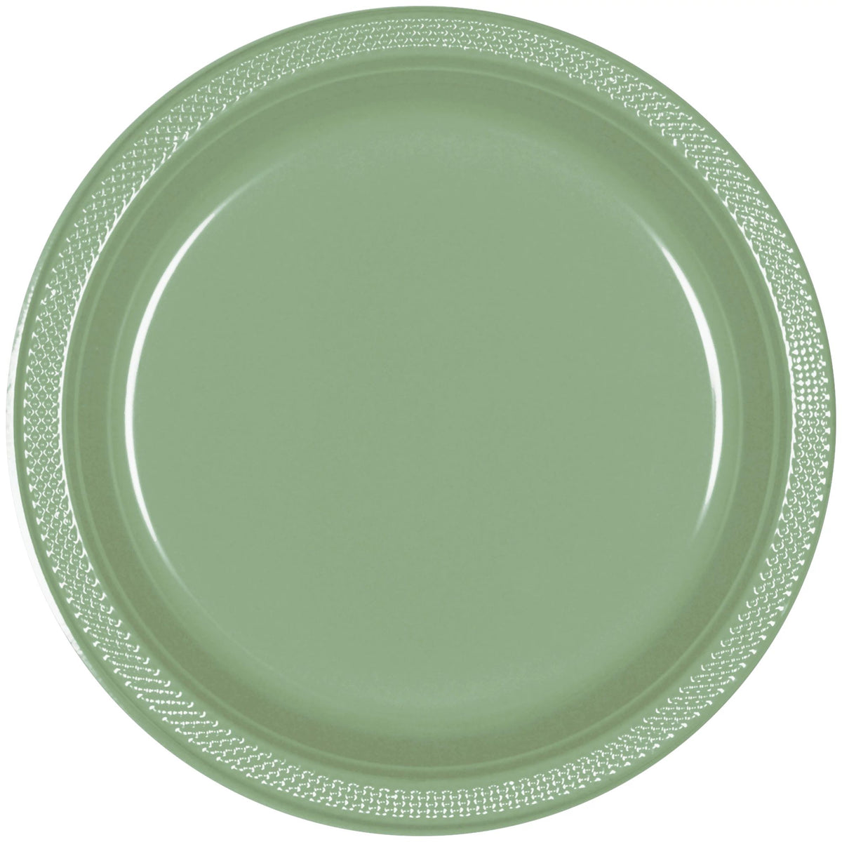 10.25" Plastic Plate 20 Ct - Jade