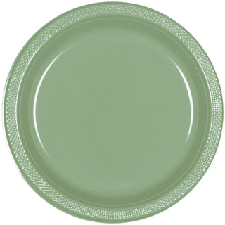 10.25" Plastic Plate 20 Ct - Jade