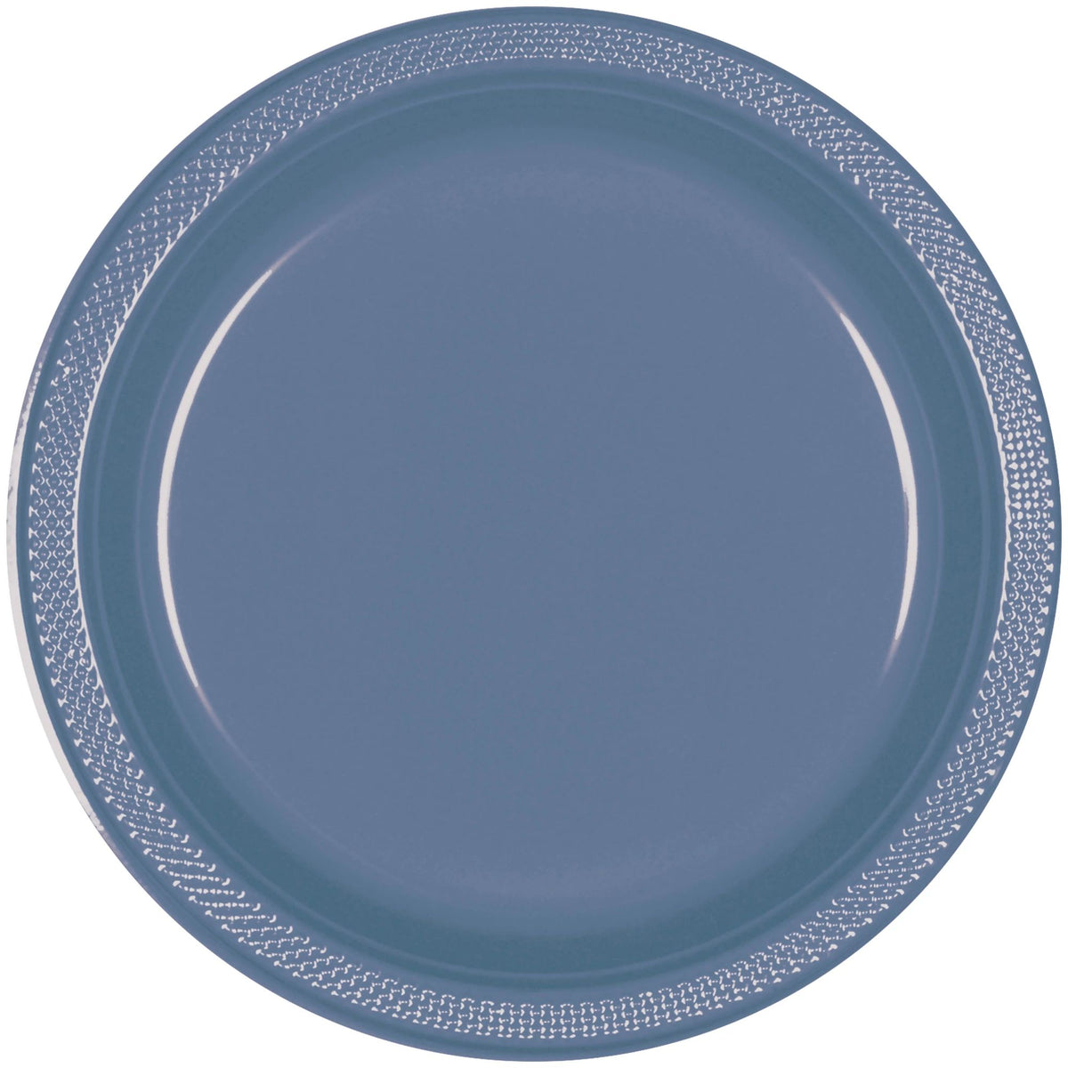 10.25" Plastic Plate 20 Ct - Indigo
