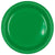 7" Plastic Plates 20ct Festive Green