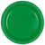 9" PLASTIC PLATE 20 CT - FESTIVE GREEN