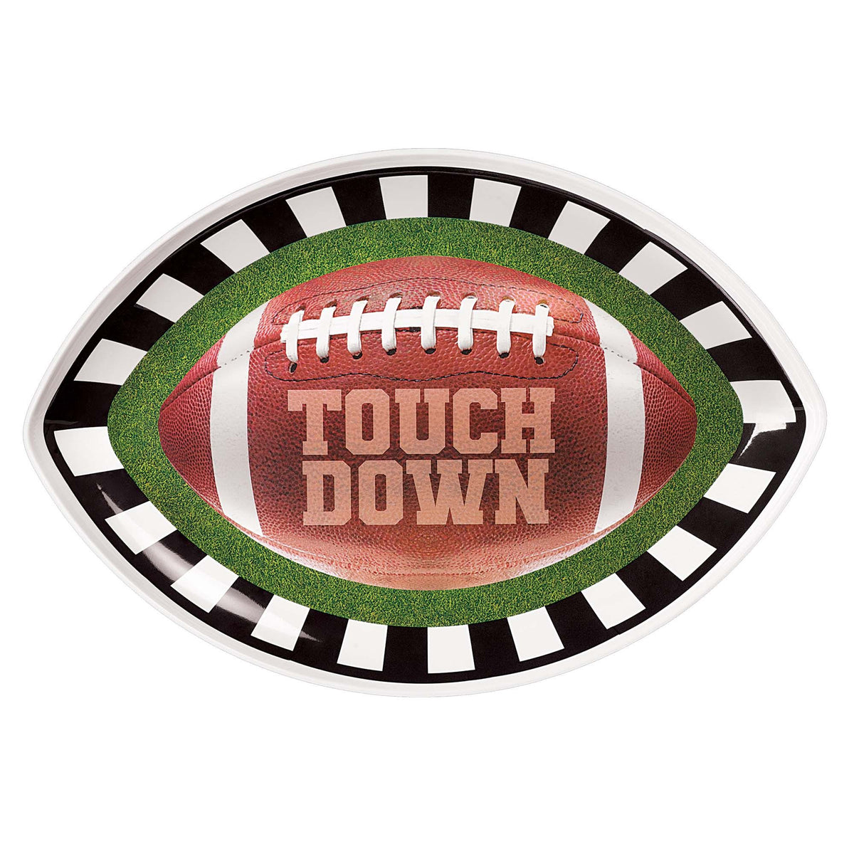 Football Melamine Shaped Platter