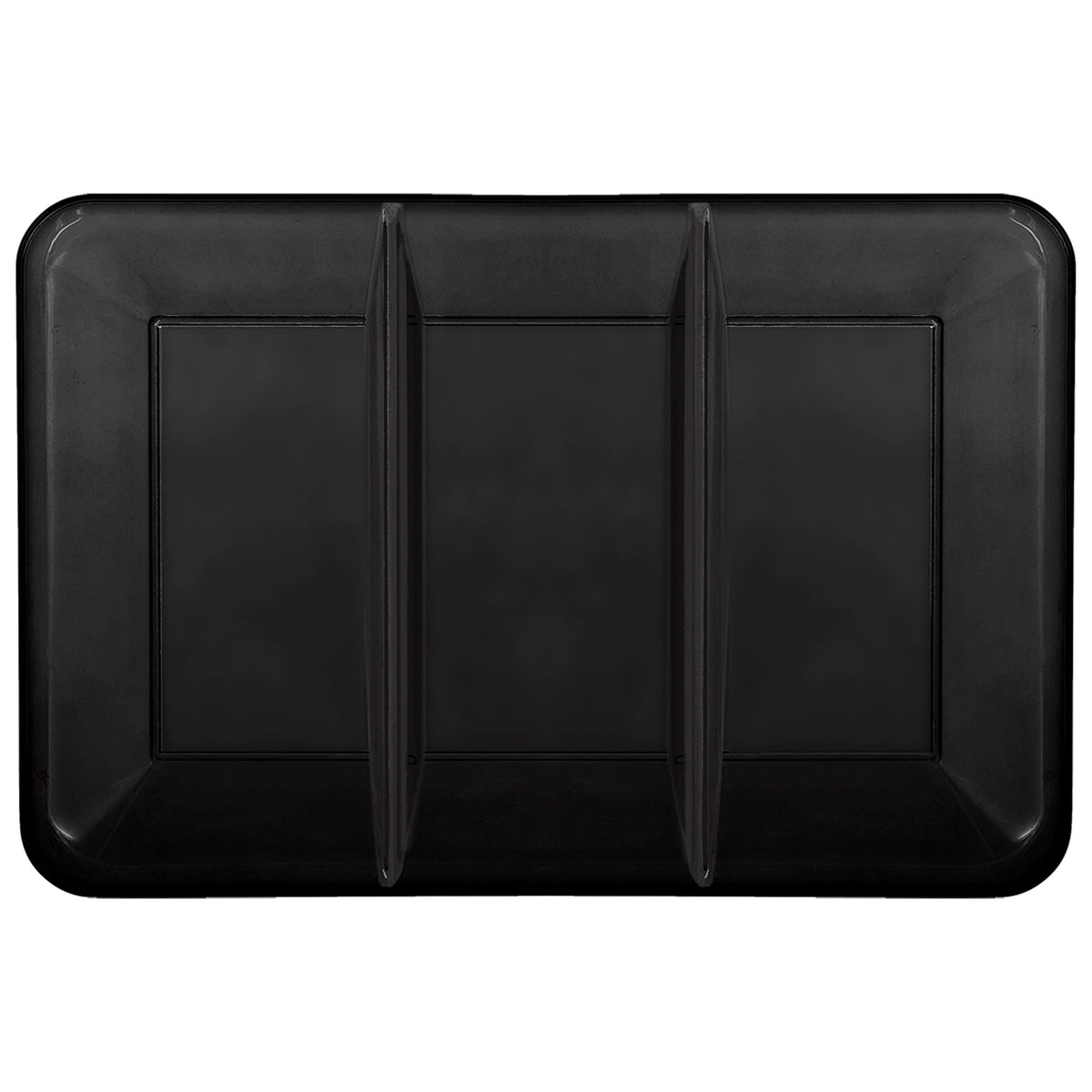 Compartment Tray, Recyclable - Black