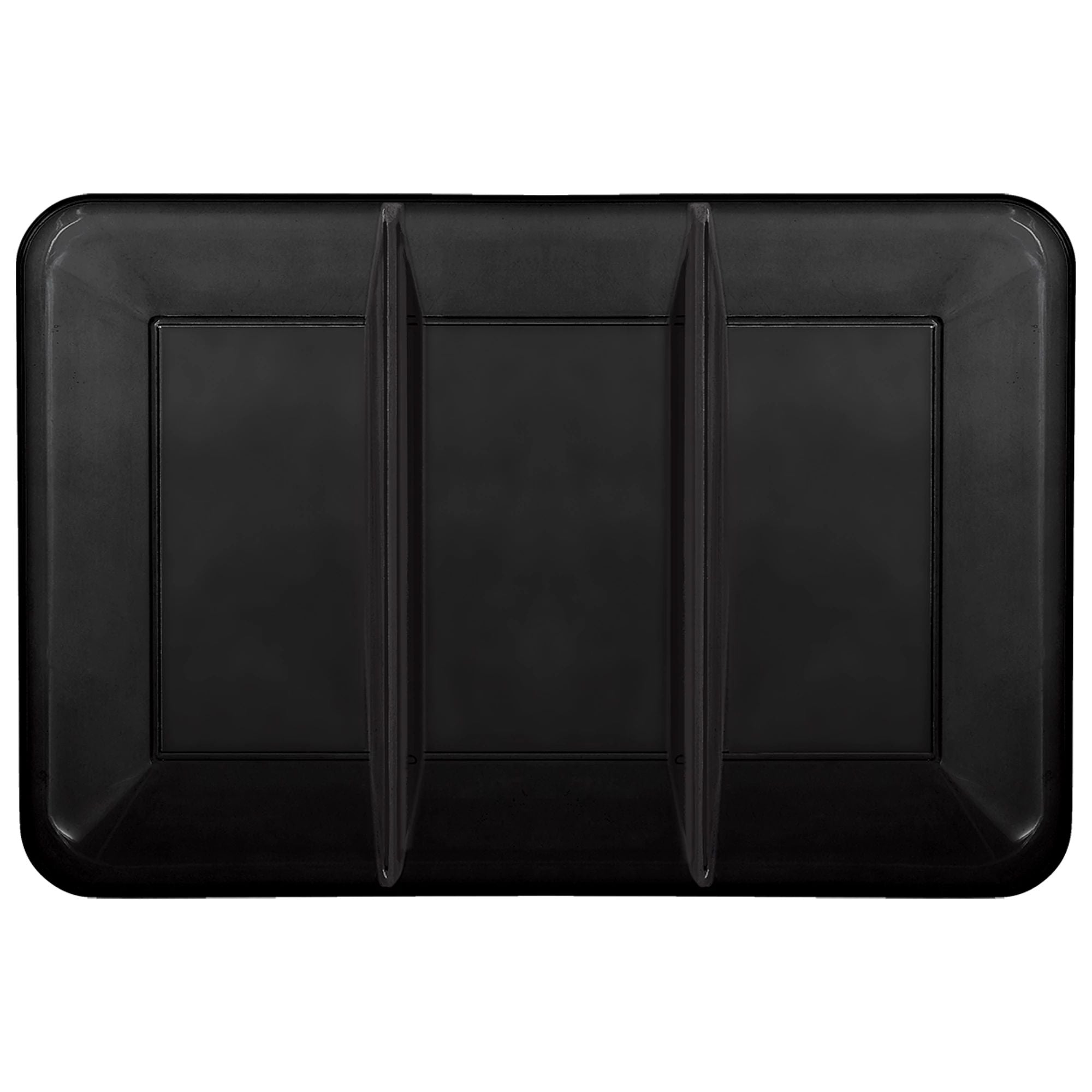 Compartment Tray, Recyclable - Black