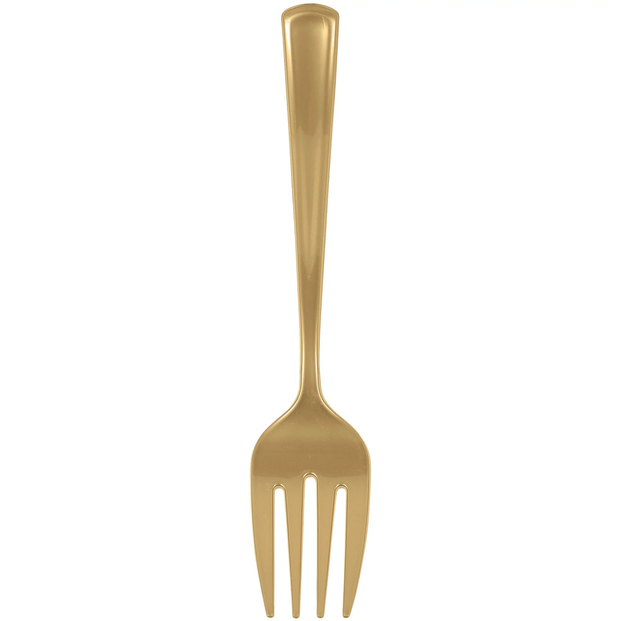 Packaged Serving Forks, Recyclable - Gold