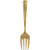 Packaged Serving Forks, Recyclable - Gold