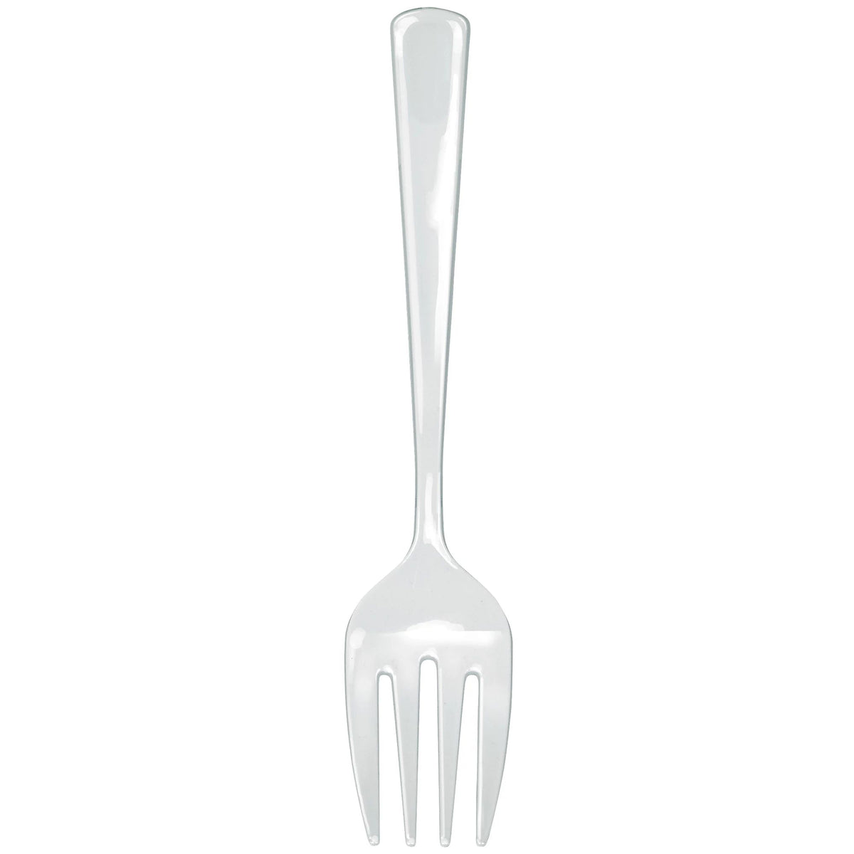 Packaged Serving Forks, Recyclable - Clear