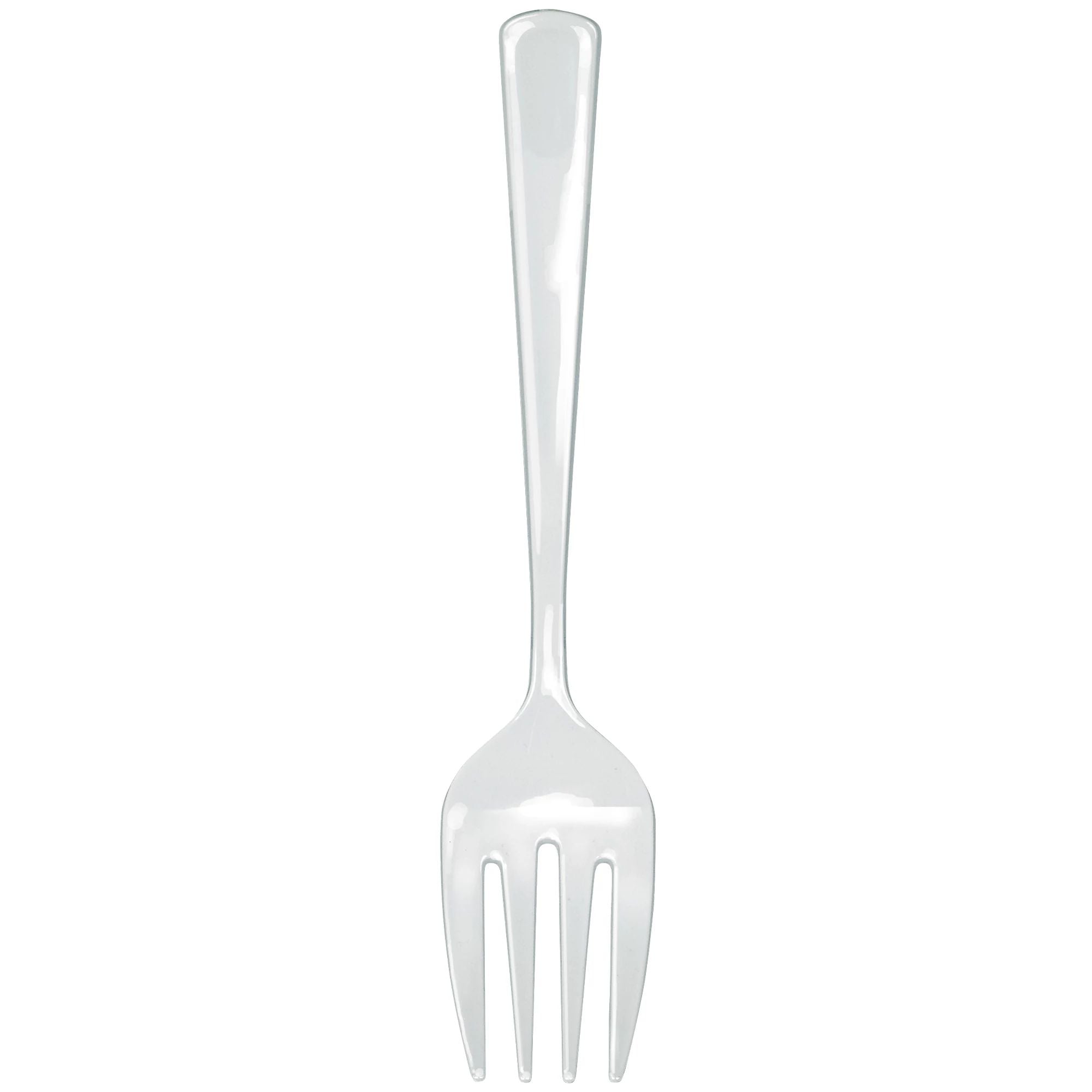 Packaged Serving Forks, Recyclable - Clear