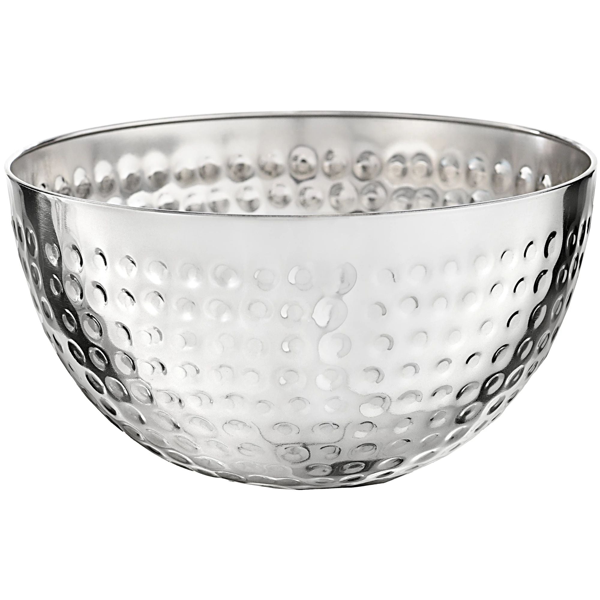 Large Hammered Stainless Steel Bowl