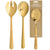 Serving Spoon & Fork Stainless Steel - Gold