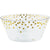 Large Serving Bowl, Recyclable - Gold Dots