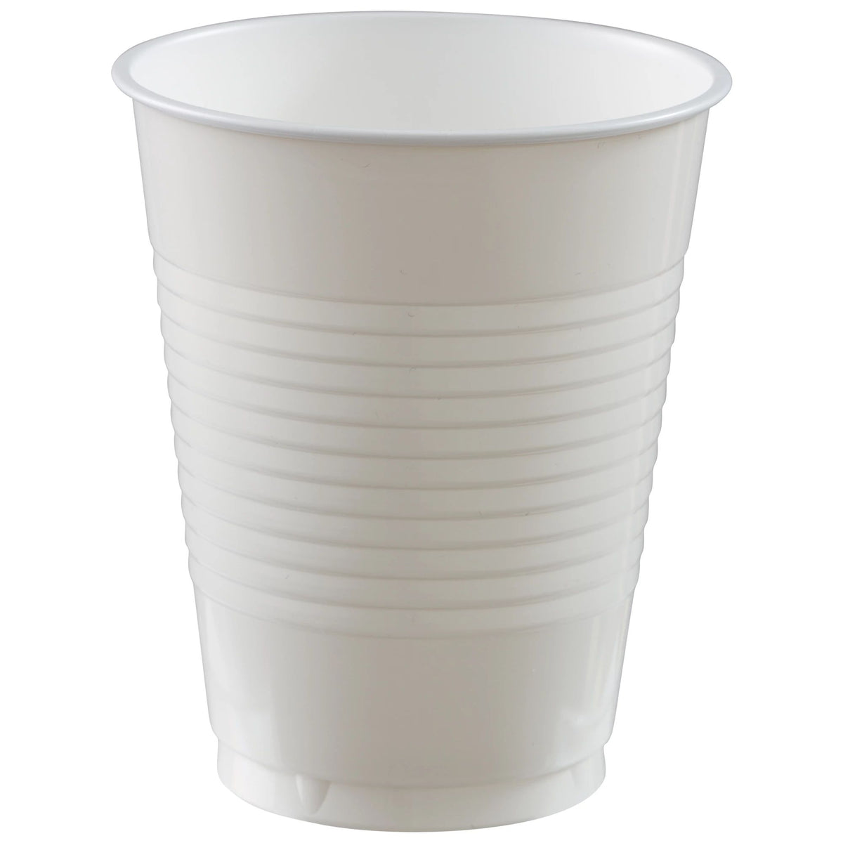 18 oz. Plastic Cups - 50 Ct - Frosty White