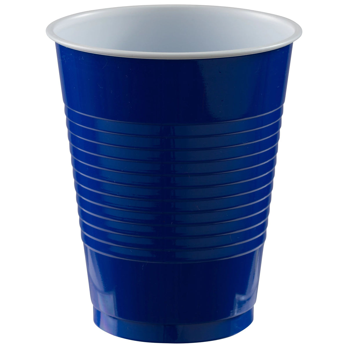 18 oz. Plastic Cups - 50 Ct - Bright Royal Blue