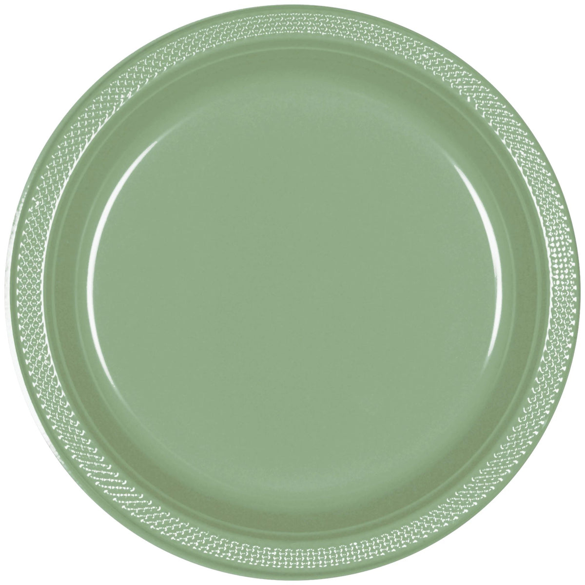 7" Plastic Plates 20 Ct. - Jade