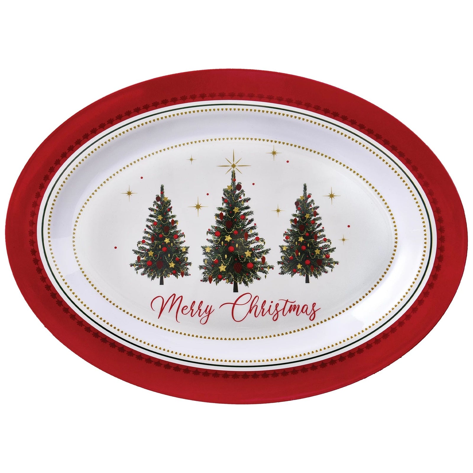 Traditional Christmas Serving Platter