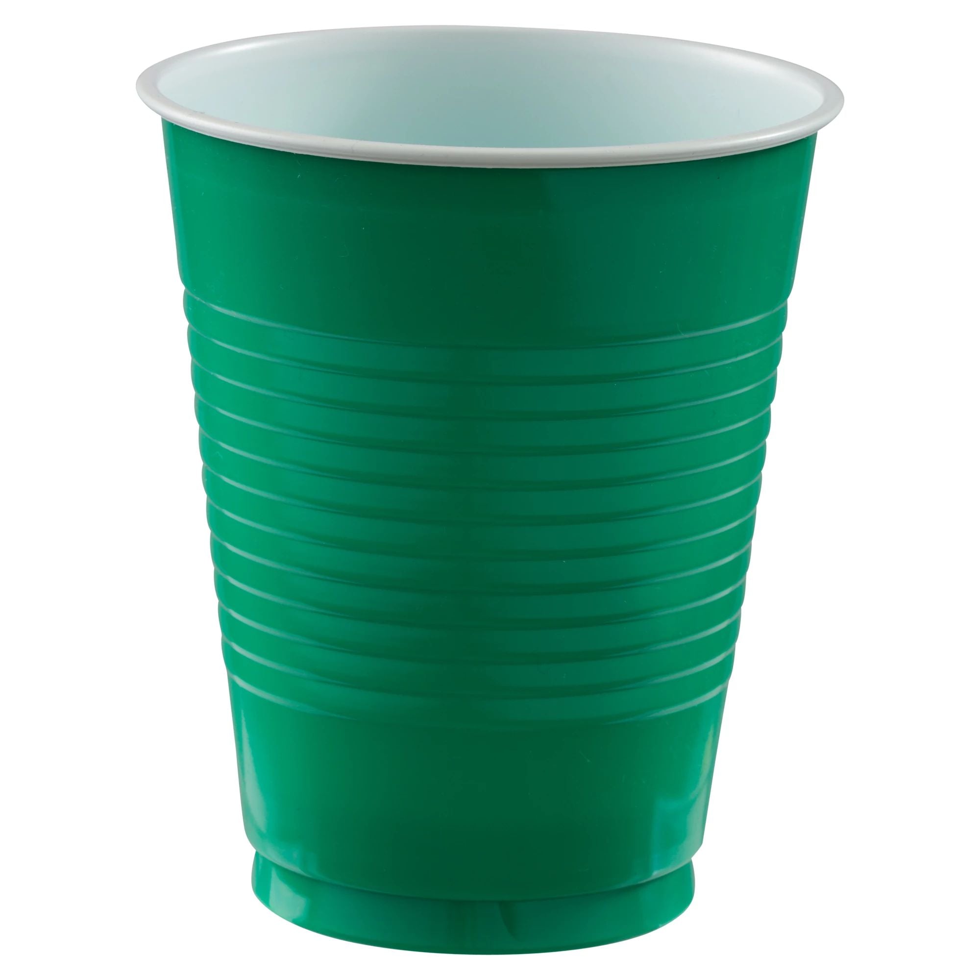 Festive Green - 18 oz. Plastic Cups, 50 Ct.