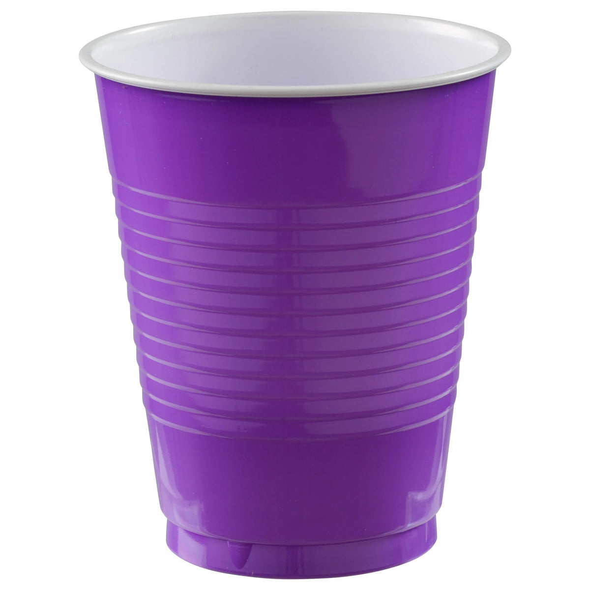 18 oz. Plastic Cups - 50 Ct - New Purple