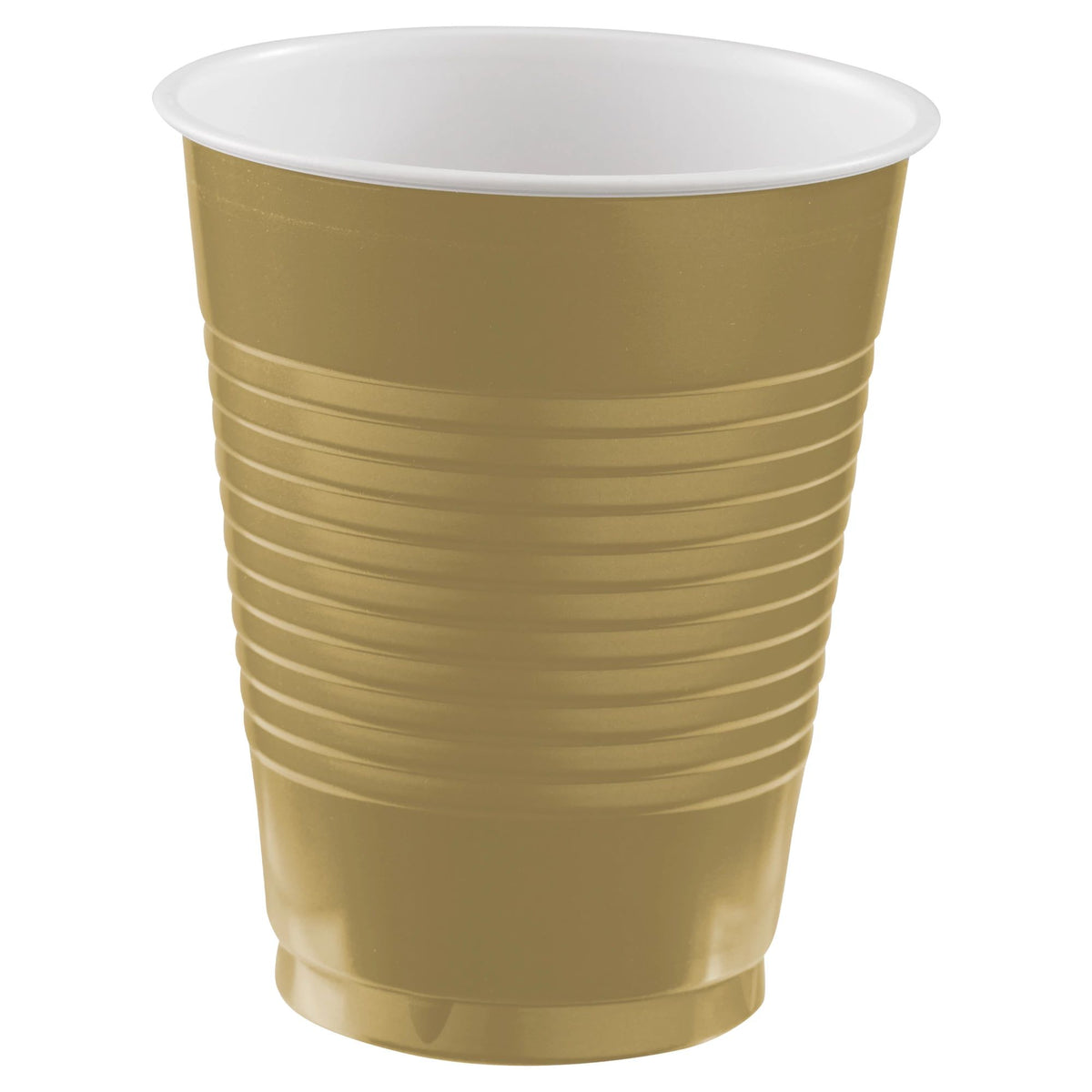 18 oz. Plastic Cups - 50 Ct - Gold