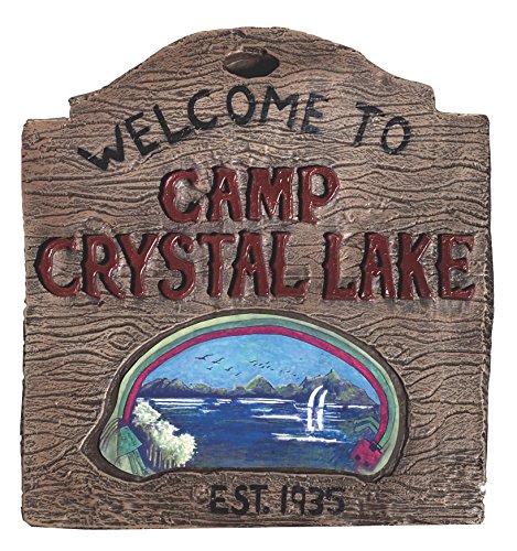 Rubie's Plastic Friday the 13th Camp Crystal Sign