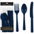 Value Reusable Assorted Cutlery, Low Ct. - True Navy