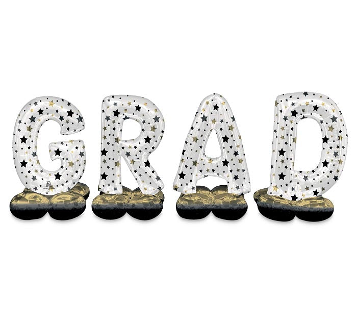 102&quot;  GRAD AIRLOONZ DECOR PHRASE KIT