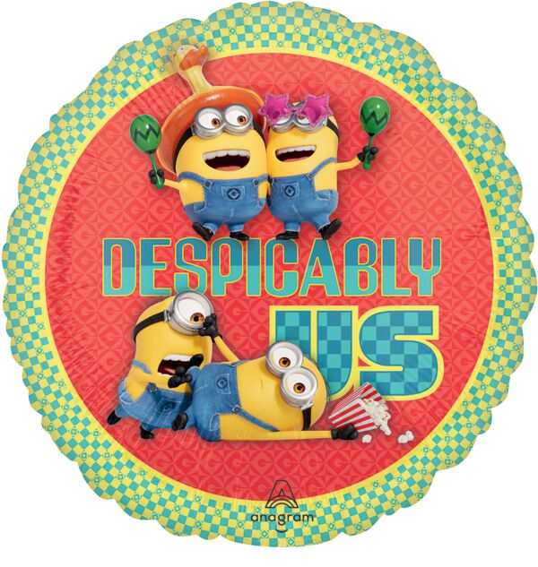 662 17" Despicable Me 4 Foil Balloon
