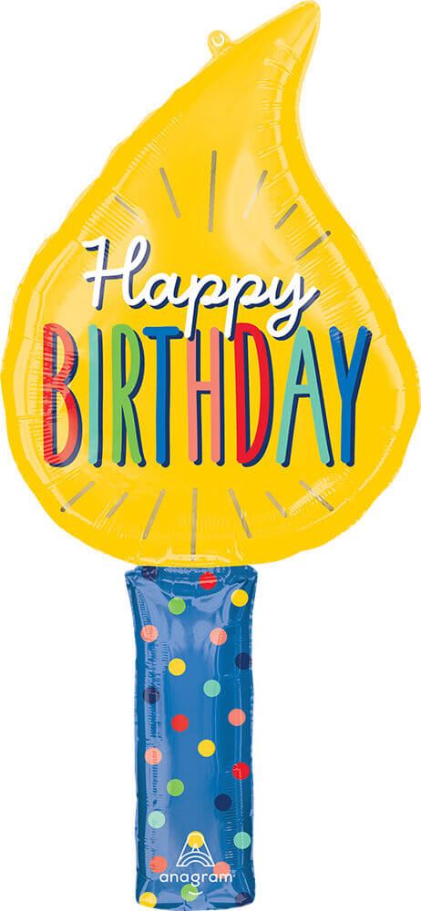 39&quot; Birthday Candles Foil Balloon