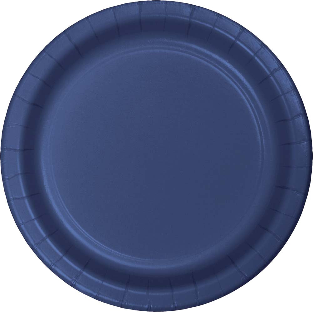 Navy Luncheon Plates