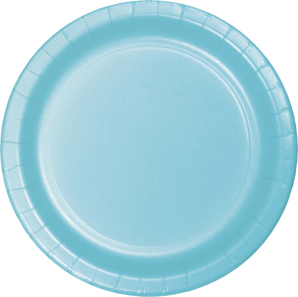 Pastel Blue Luncheon Plates